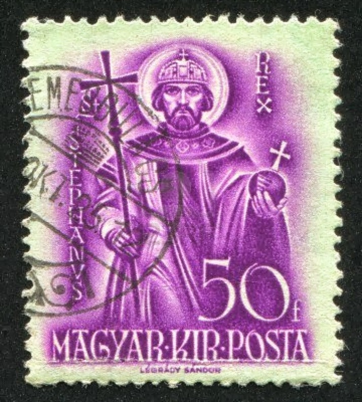 Stephen_of_Hungary_on_stamp